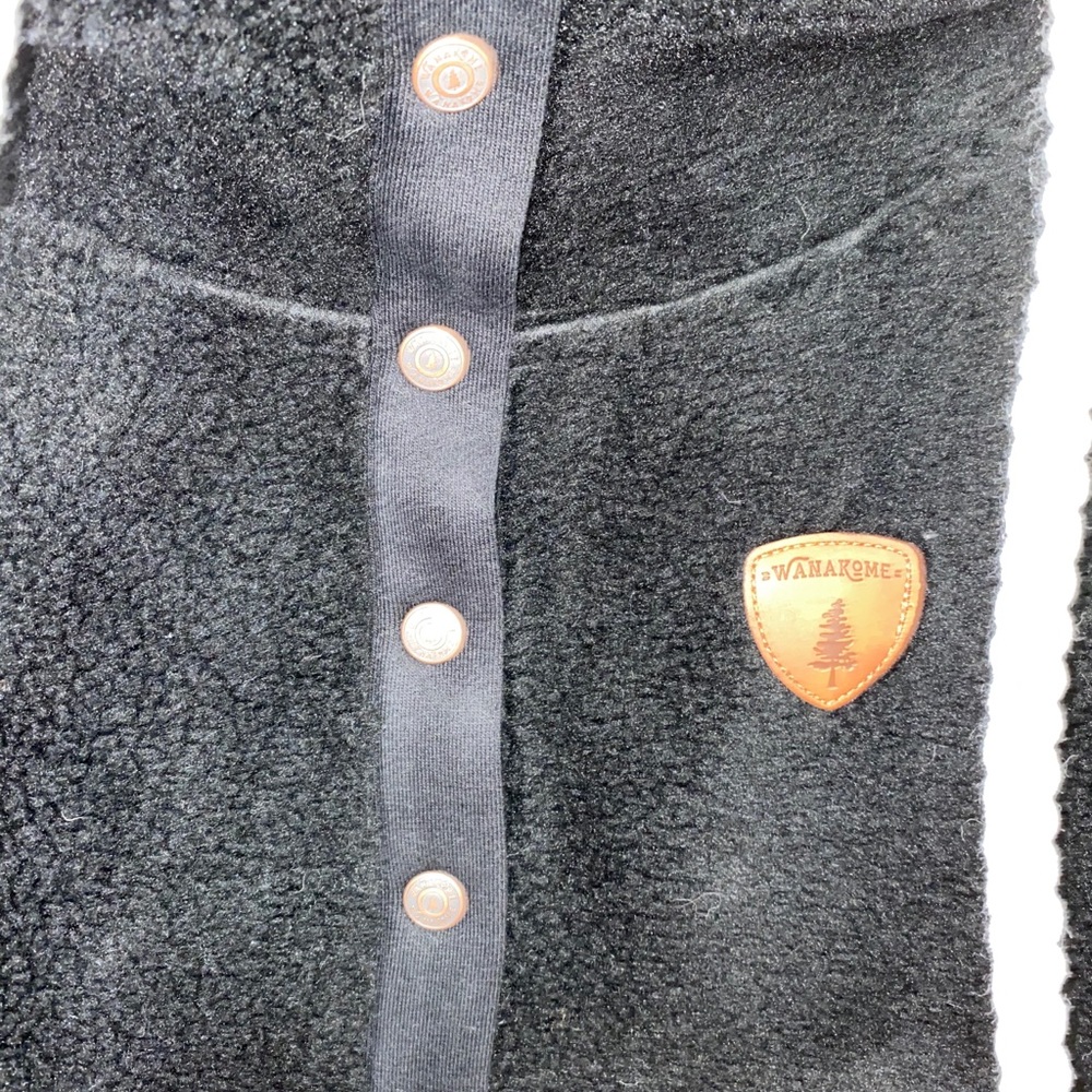 NWT Wanakome Mara Black Sherpa Hoodie - Picture 5 of 7